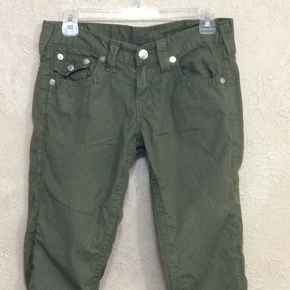 true religion khaki pants womens